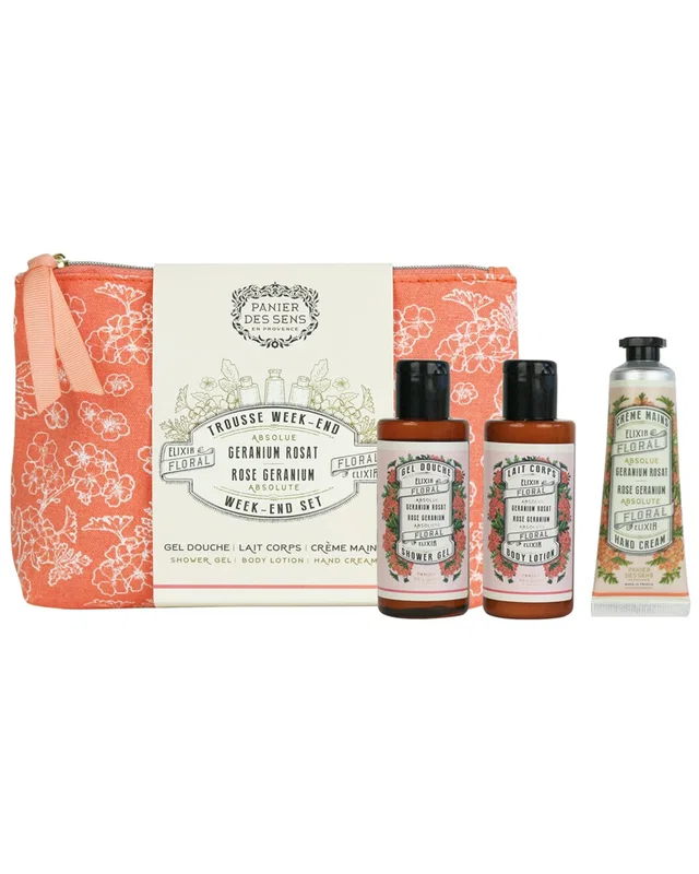 Panier des Sens Absolutes Rose Geranium Travel Pouch, image 1 of 1 from Rue La La
