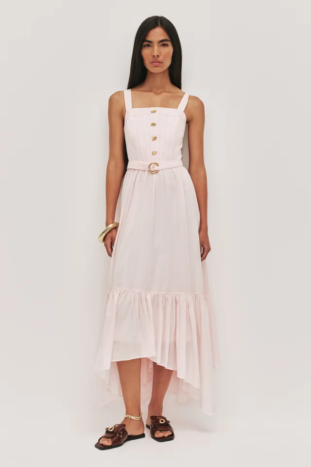 AJE Theodora Midi Dress in Pink from Aje, photo 1 of 1