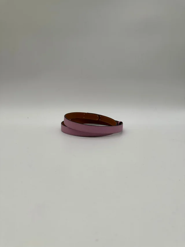 Hermès Kelly 18 Belt Mauve Sylvester Epsom Palladium Hardware in Epsom leather from Luxury Promise, photo 4 of 10
