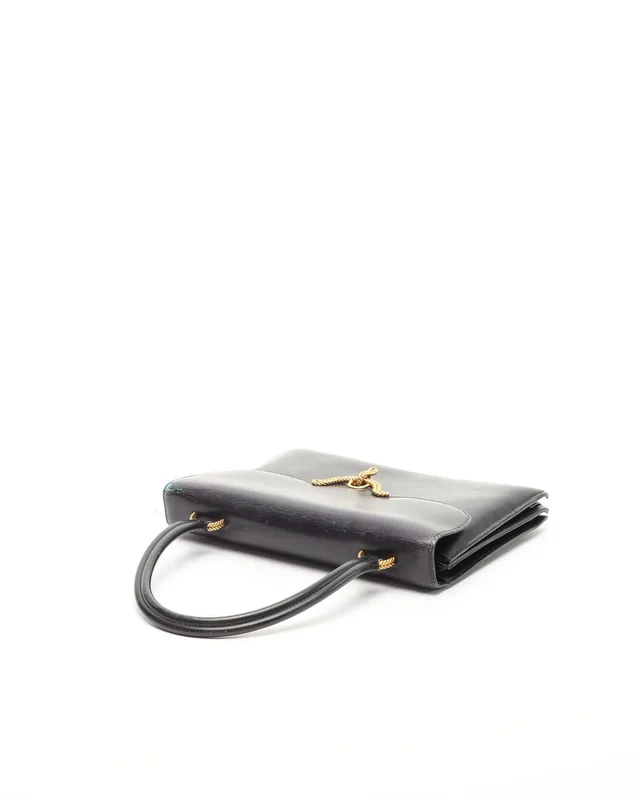 Hermès Box Sac Vasco Top Handle Bag in Box leather from A Retro Tale, photo 5 of 15