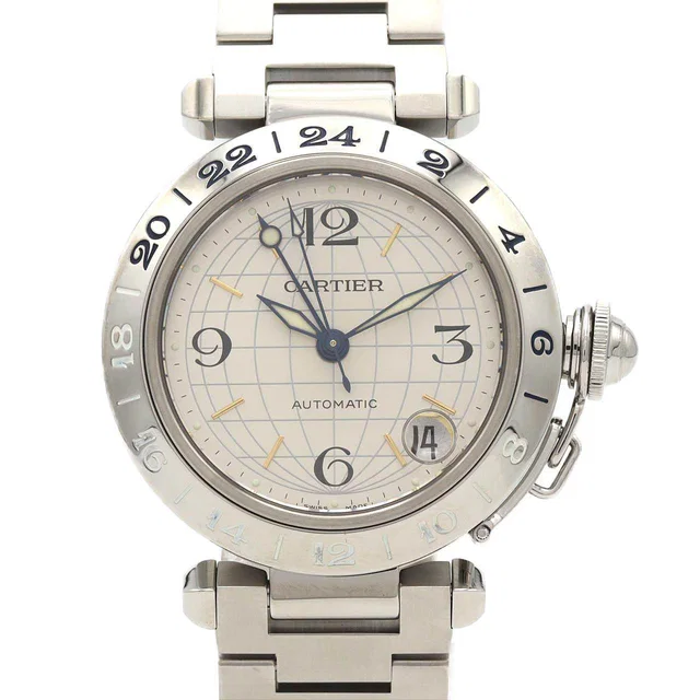 Cartier Pasha C GMT Stainless Steel from LuxUness
