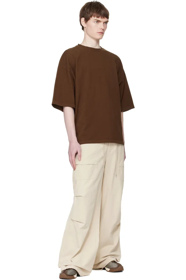 Entire Studios Brown Heavy Boxy T-shirt, photo 4 of 4 from SSENSE