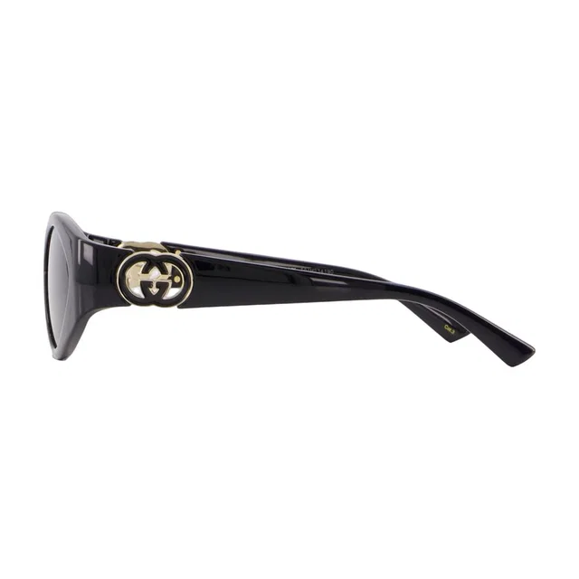 Gucci Gg2121s-001 Logo-Embellished Sunglasses — Black Synthetic in Black from HEWI