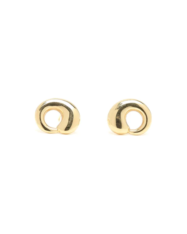 Tiffany & Co. Circle Earrings 18ct Gold in Gold from A Retro Tale