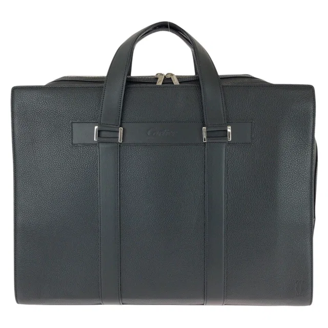 Cartier Must Line Leather Briefcase in Leather from LuxUness