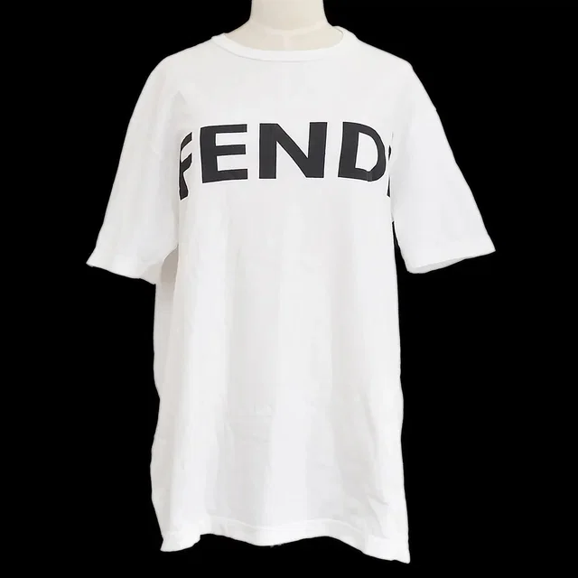 Fendi logo print T-shirt from AMORE Vintage Tokyo