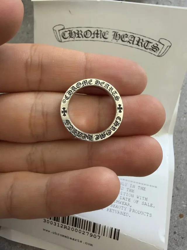 Chrome Hearts Las Vegas Spacer in Silver in gray|silver from Grailed