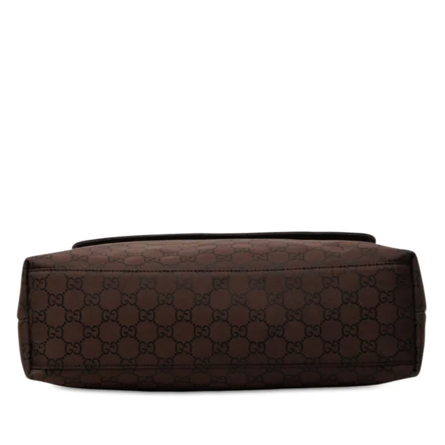 Brown Gucci GG Nylon Crossbody in Brown Nylon from Designer Revival, photo 2 of 2