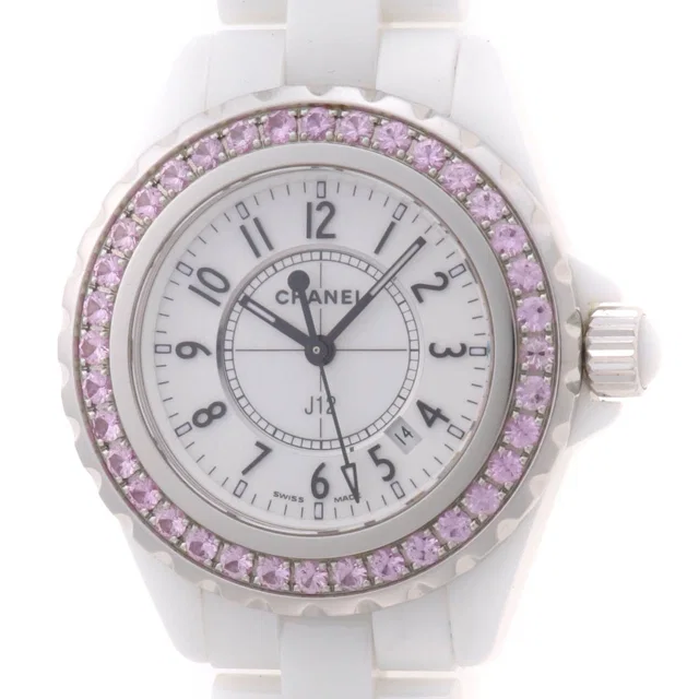 Chanel Watch Ceramic SS White Dial in White Ceramic from The Reluxe