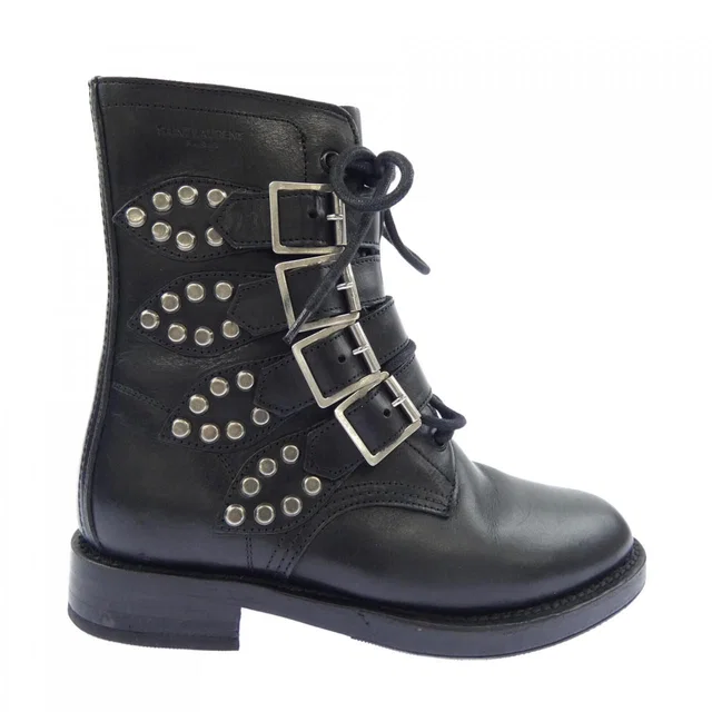 Saint Laurent Boots Black in Black from The Reluxe