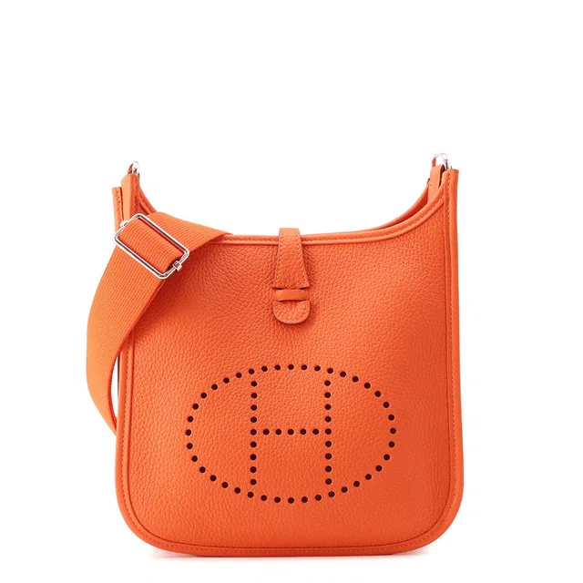 Hermès Evelyne3 Tangerine Taurillon Clemence Size 23 in Clemence leather from GALLERY RARE