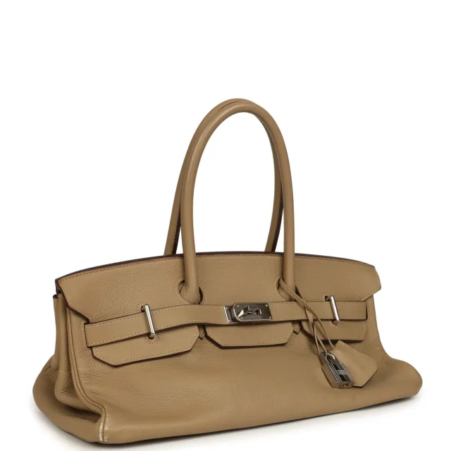 Hermès Vintage Shoulder Birkin 42 JPG Poussiere Clemence Palladium Hardware in Clemence leather from Madison Avenue Couture, photo 2 of 8