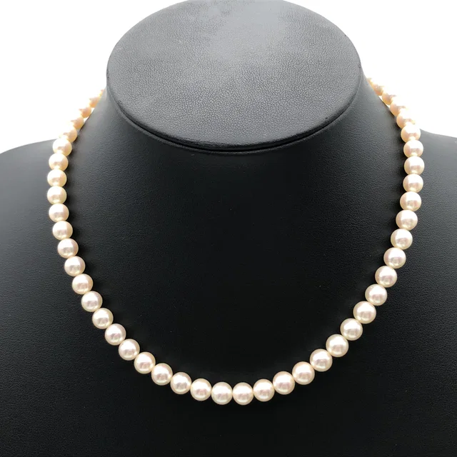 Tasaki Pearl String Necklace, SV, 26.7g, 16inch from Luxury Promise