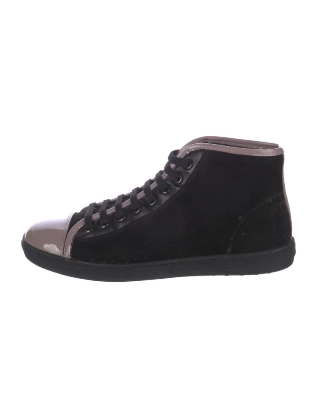 Tod's Suede Sneakers in black Suede from The RealReal