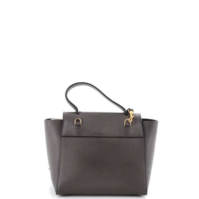 Celine Belt Bag Textured Leather Nano in gray Leather from Rebag, photo 4 of 8