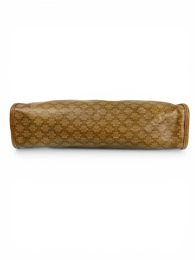 Celine Camel Macadam Zip Clutch in Brown from Season 2 Consign, photo 2 of 4