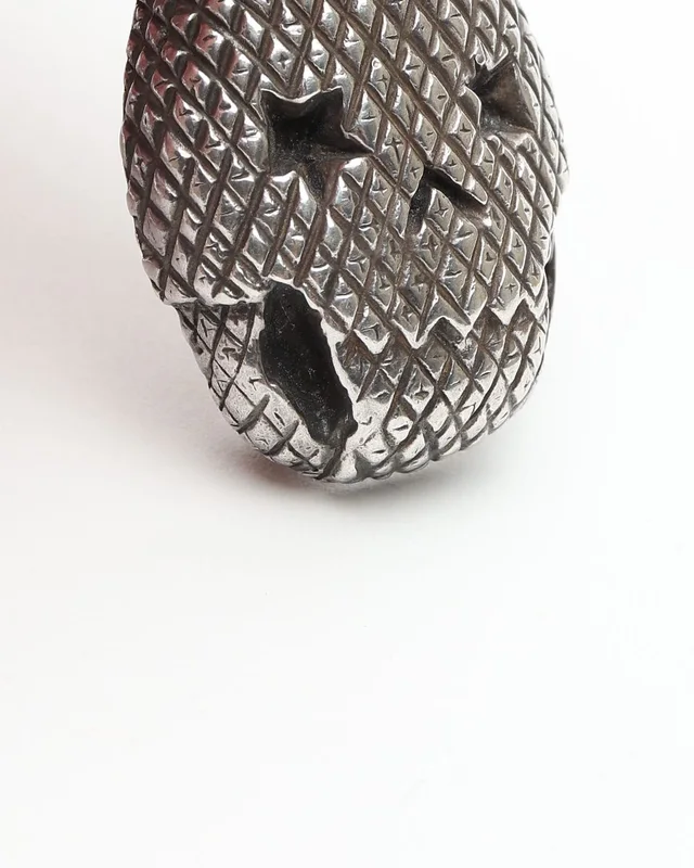 Saint Laurent Pineapple Silver Brooch in Silver from A Retro Tale, photo 3 of 5