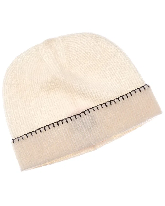 Brodie Cashmere Whipstitch Cashmere Beanie, image 1 of 1 from Rue La La