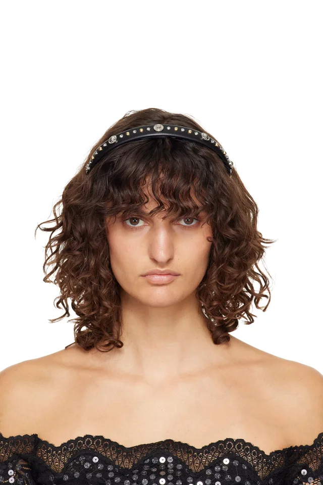 Black Studded Headband, image 1 of 1 from SSENSE