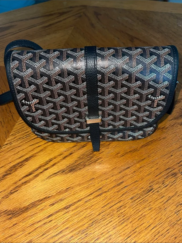 Goyard Goyardine Belvedere Ii Pm in black|brown|red from Poshmark