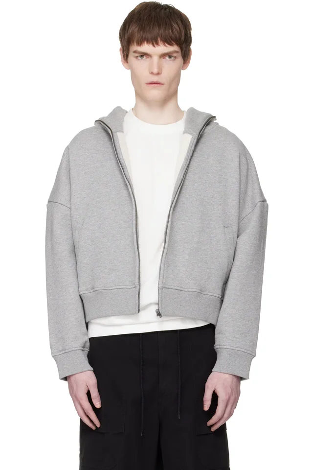 Gray Eternal Zip Hoodie, image 1 of 1 from SSENSE