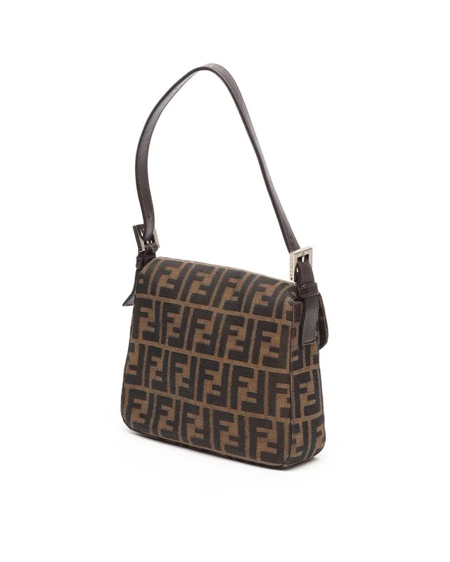Fendi Zucca Shoulder Bag in Canvas from A Retro Tale, photo 3 of 11