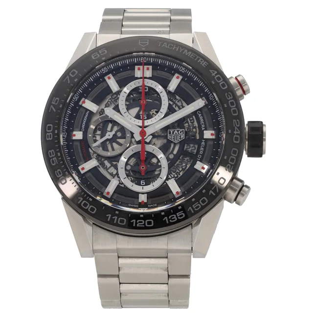 TAG Heuer Carrera CAR2A1W 43mm Stainless Steel Watch from H&T