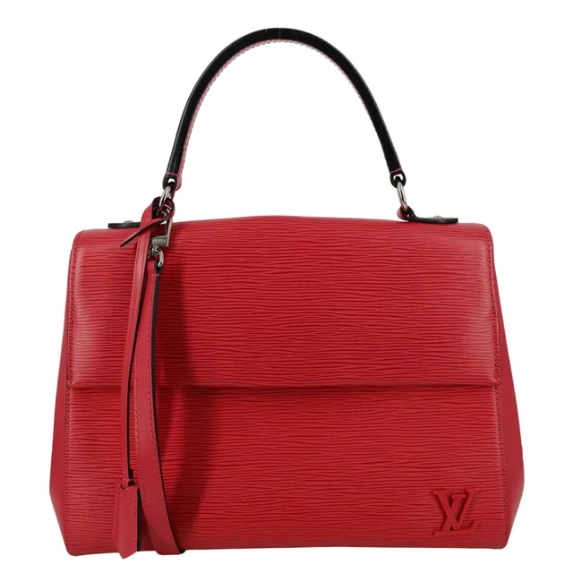 Louis Vuitton Cluny MM Epi Leather Top Handle Crossbody Bag Red in Red Leather from Dallas Designer Handbags