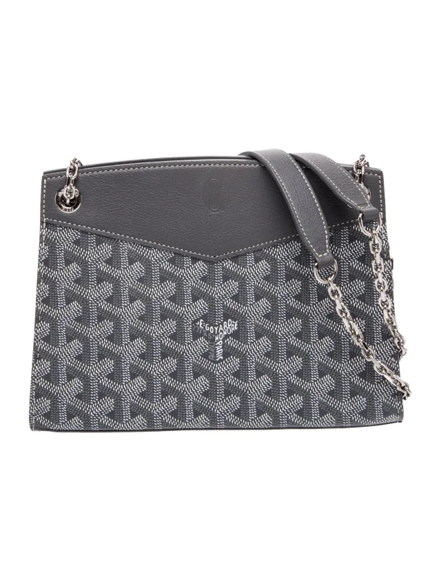Goyard Goyardine Sac Rouette Mini 2024 in gray Canvas from The RealReal