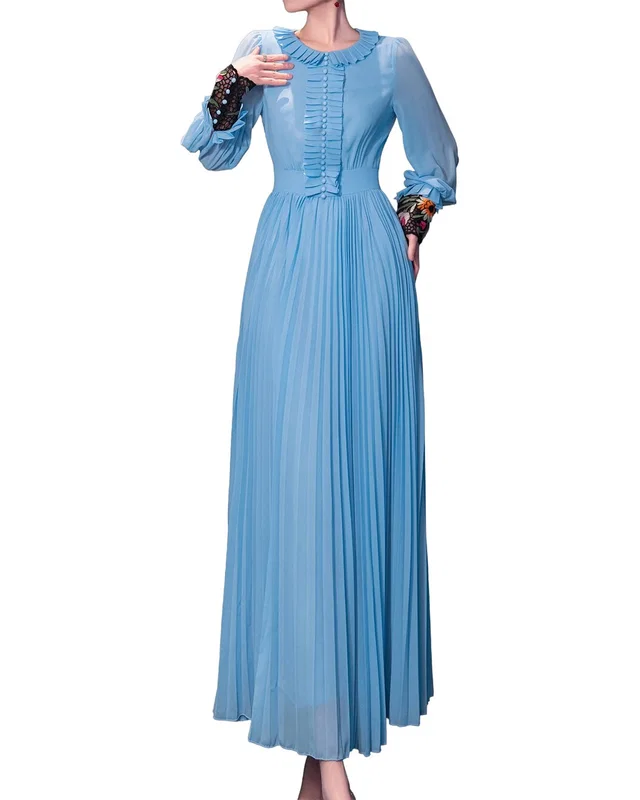BRC By BURRYCO Long Sleeve Solid Maxi Dress, image 1 of 1 from Rue La La