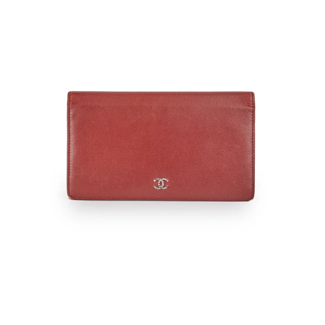 Chanel Vintage Long Wallet in Leather from The Purse Affair