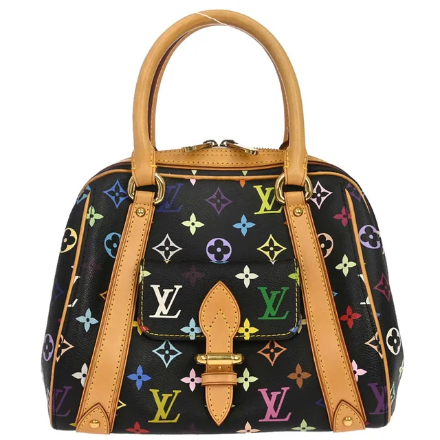 Louis Vuitton 2006 Black Monogram Multicolor Priscilla Handbag M40097 in Black Canvas from AMORE Vintage Tokyo