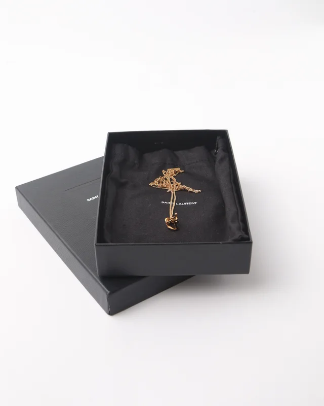 Saint Laurent Monogram Twist Necklace from A Retro Tale, photo 5 of 5