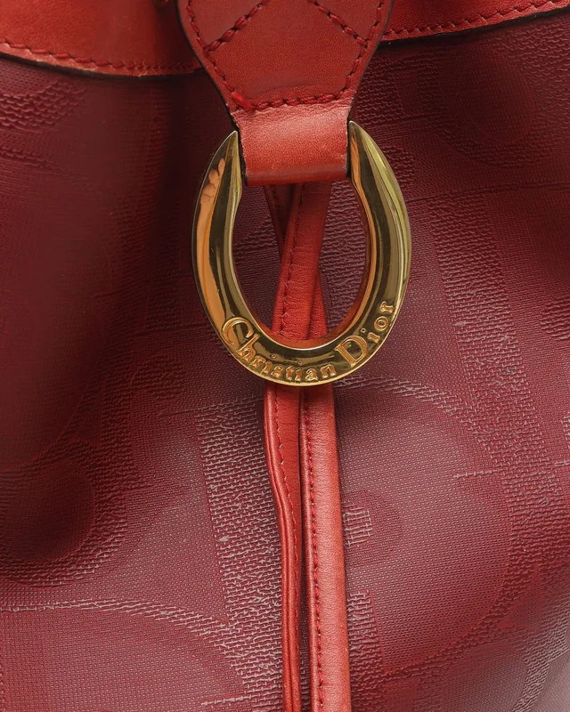 Dior Drawstring Bucket Bag in Canvas from A Retro Tale, photo 6 of 13