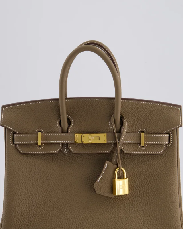 Hermès Birkin 25 Retourne Bag in Taupe Togo leather from Sellier, photo 15 of 21