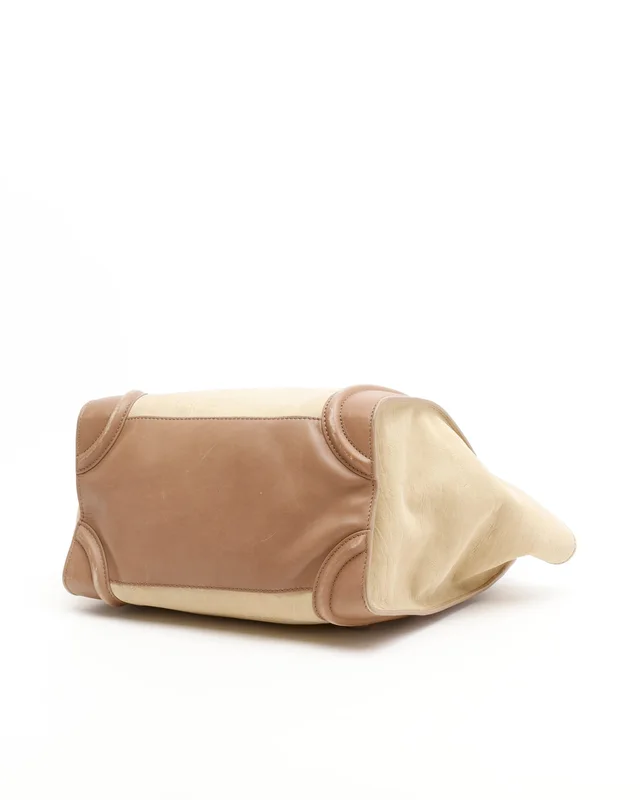 Celine Mini Luggage Bag in Leather from A Retro Tale, photo 4 of 11