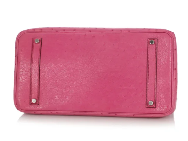 Hermès Fuchsia Ostrich Birkin 35 in Pink Ostrich from Ann's Fabulous Finds, photo 1 of 1