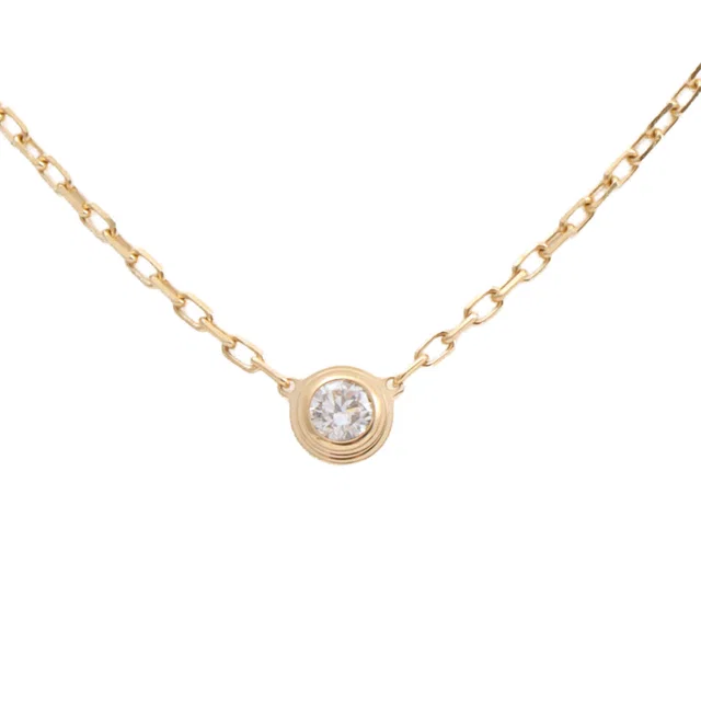 Cartier 18K Dameur Necklace Yellow Gold in Yellow from VINTAGE QOO TOKYO