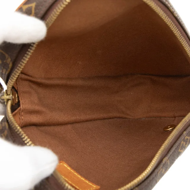 Brown Louis Vuitton Monogram Pochette Gange Crossbody Bag in Brown Coated canvas from Designer Revival, photo 2 of 2