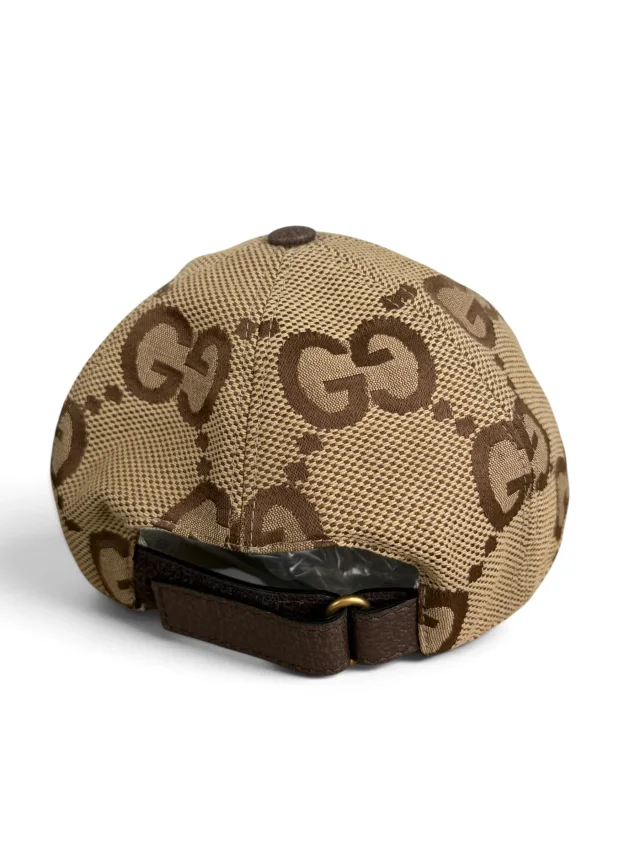 Gucci Jumbo GG Baseball Cap Size Small in Beige Canvas from Season 2 Consign, photo 2 of 2