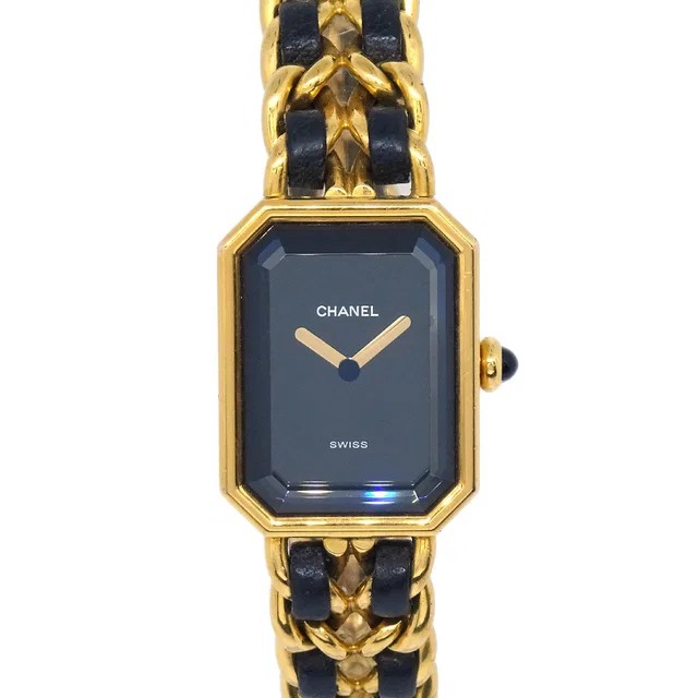 Chanel Premiere Watch Gold #L in Gold Leather from AMORE Vintage Tokyo