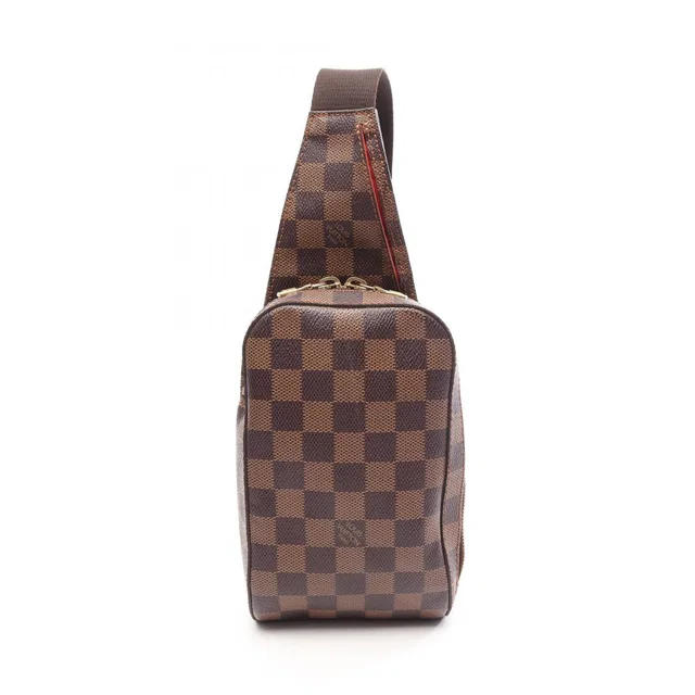 Louis Vuitton Waist Bag Damier Geronimos Ebene in Brown Coated canvas from The Reluxe