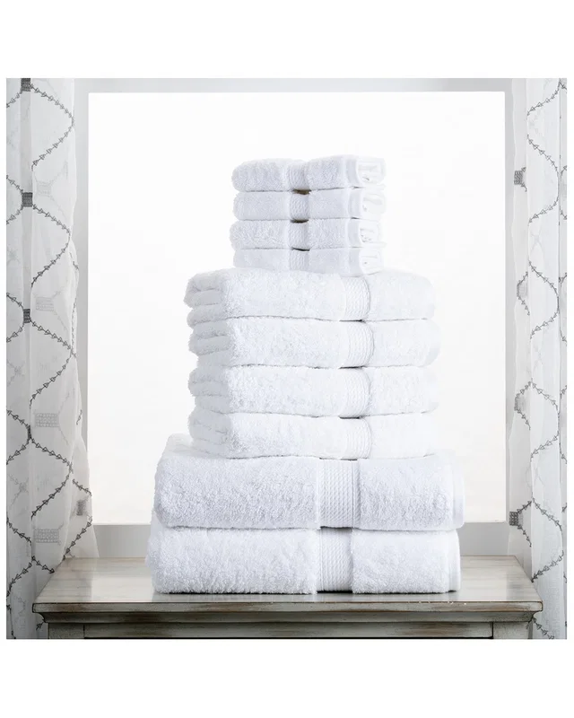 Superior Highly Absorbent 10pc Ultra Plush Egyptian Cotton Towel Set, image 1 of 1 from Rue La La