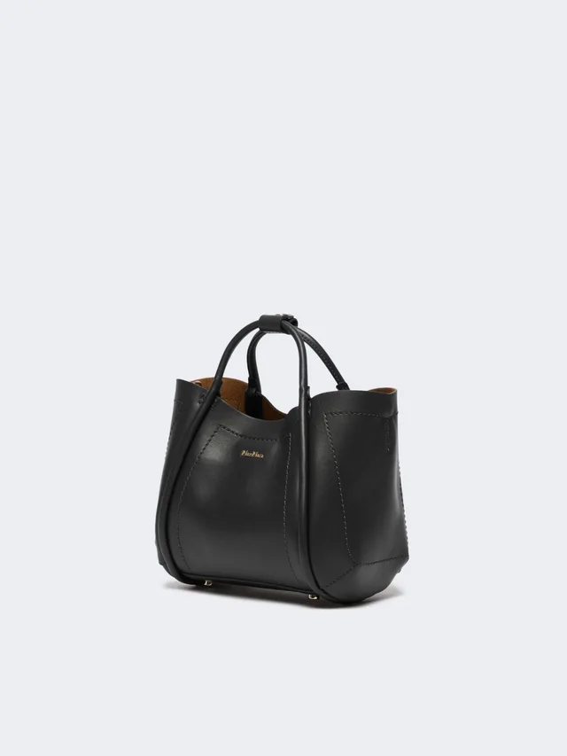 Max Mara Extra-small leather Marine bag - Black, photo 2 of 5 from SENSER
