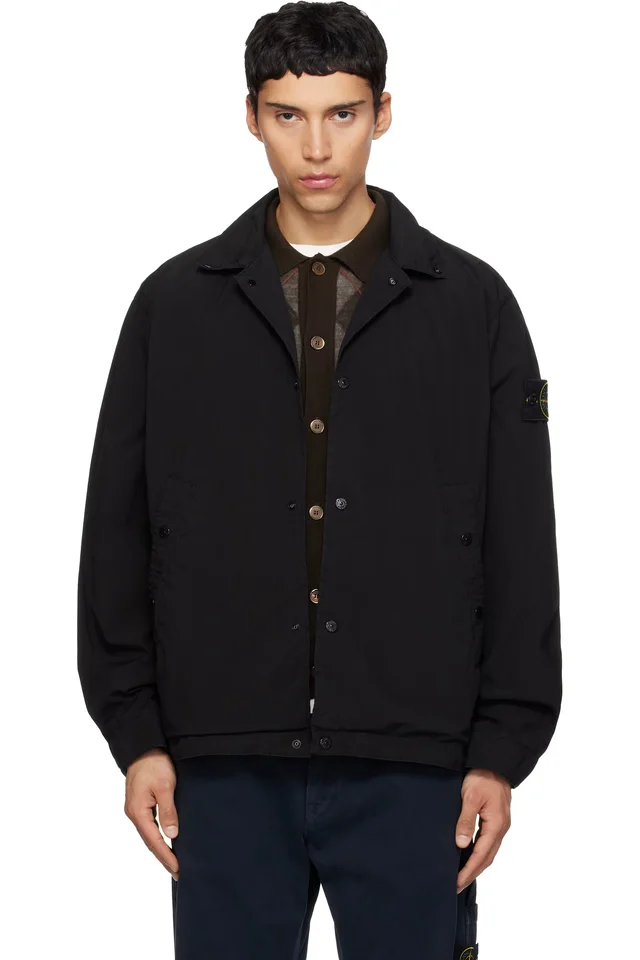 Black 4100041 Light Compact Touch Poly-TC Jacket
