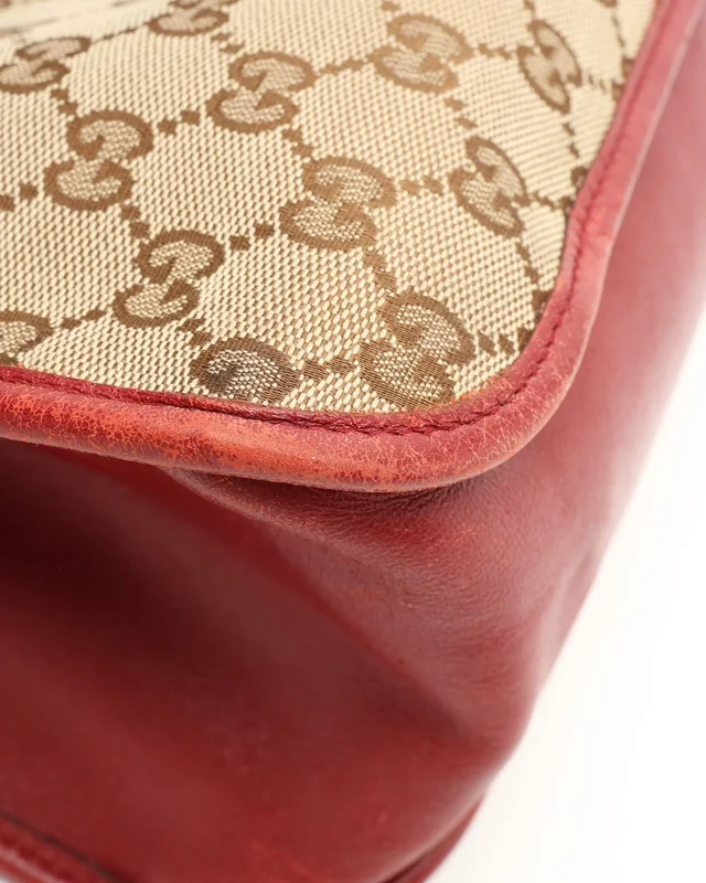 Gucci GG Horsebit 1955 Tote Bag in Canvas from A Retro Tale, photo 6 of 12
