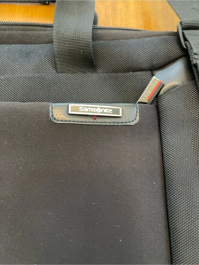 Samsonite Laptop Briefcase With Padded Front Panel/Retro in black from Poshmark