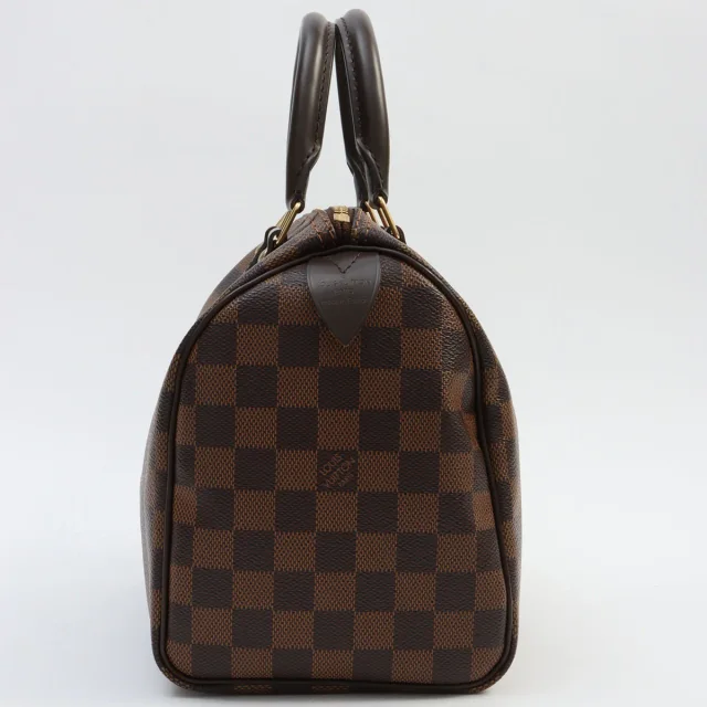 Louis Vuitton 2014年製 キャンバスダミエスピーディ25 ブラウン from VINTAGE QOO TOKYO, photo 3 of 7