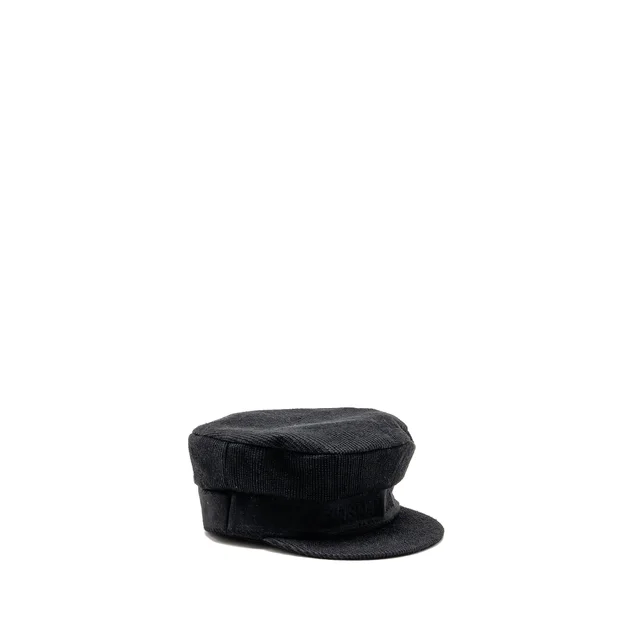 Dior Size 57 Newsboy Cap Cotton Black in Black from EMIER