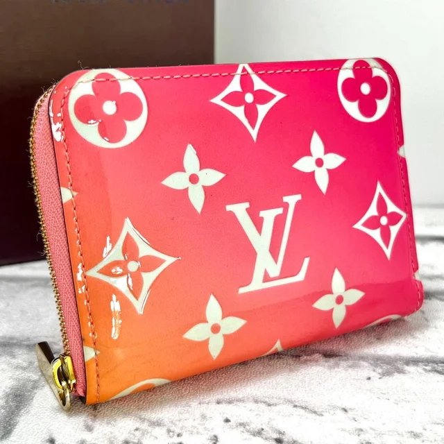 Louis Vuitton Valentine's Day Limited Vernis Sunrise Zippy Coin Purse from The Reluxe